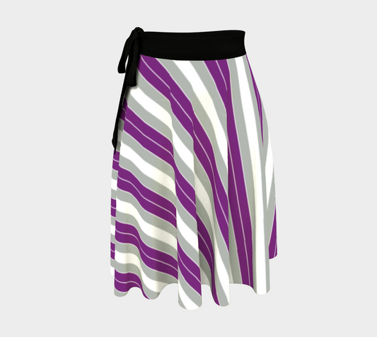 Greysexual Candy Striped Wrap Skirt