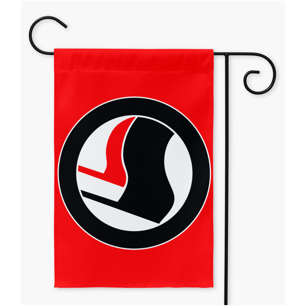 Antifascist Yard and Garden Flags | Single Or Double-Sided | 2 Sizes