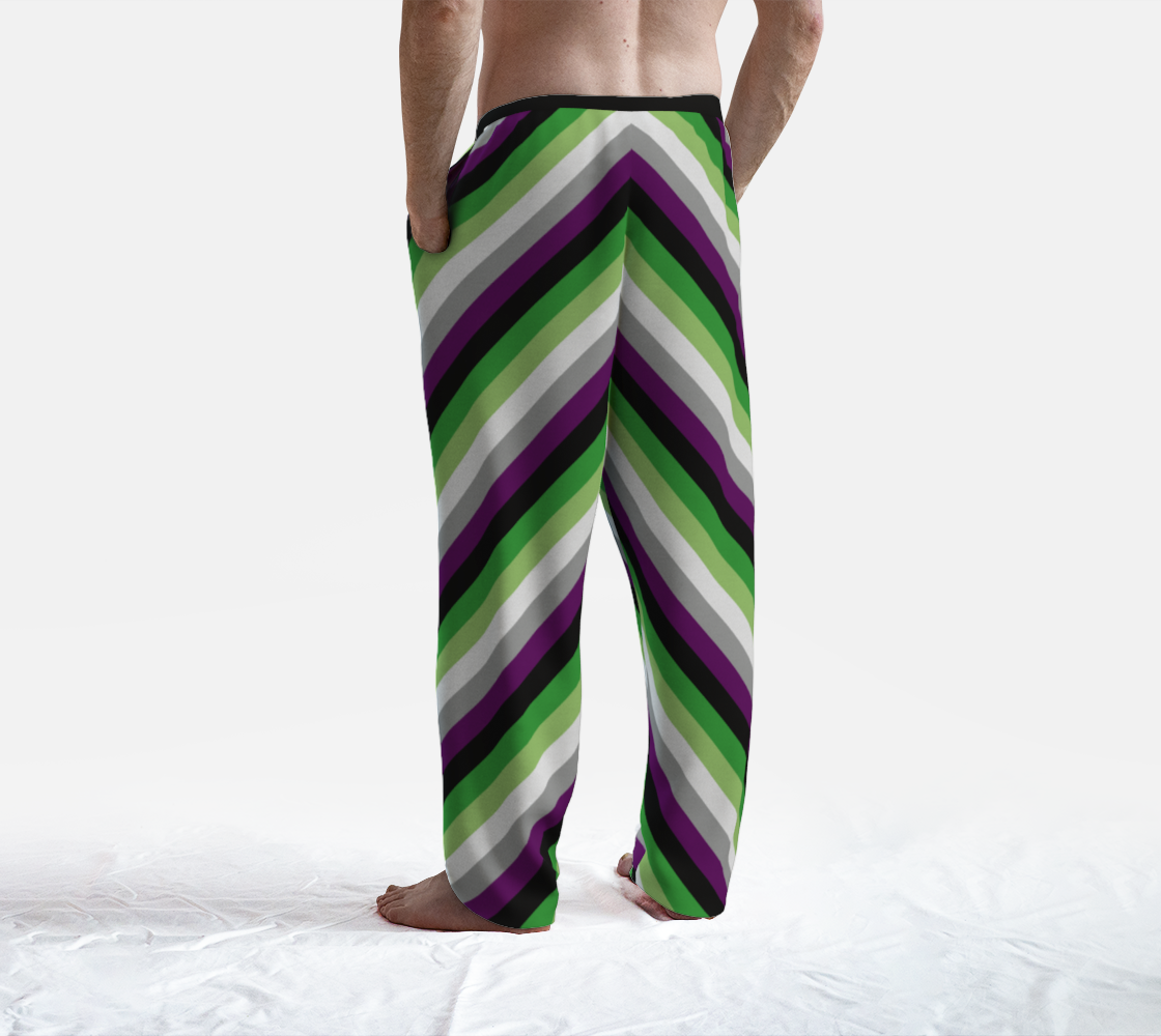 Aroace - V2 Striped Lounge Pants