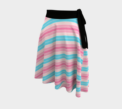 Gender Pride Striped Wrap Skirts | Choose Your Colourway
