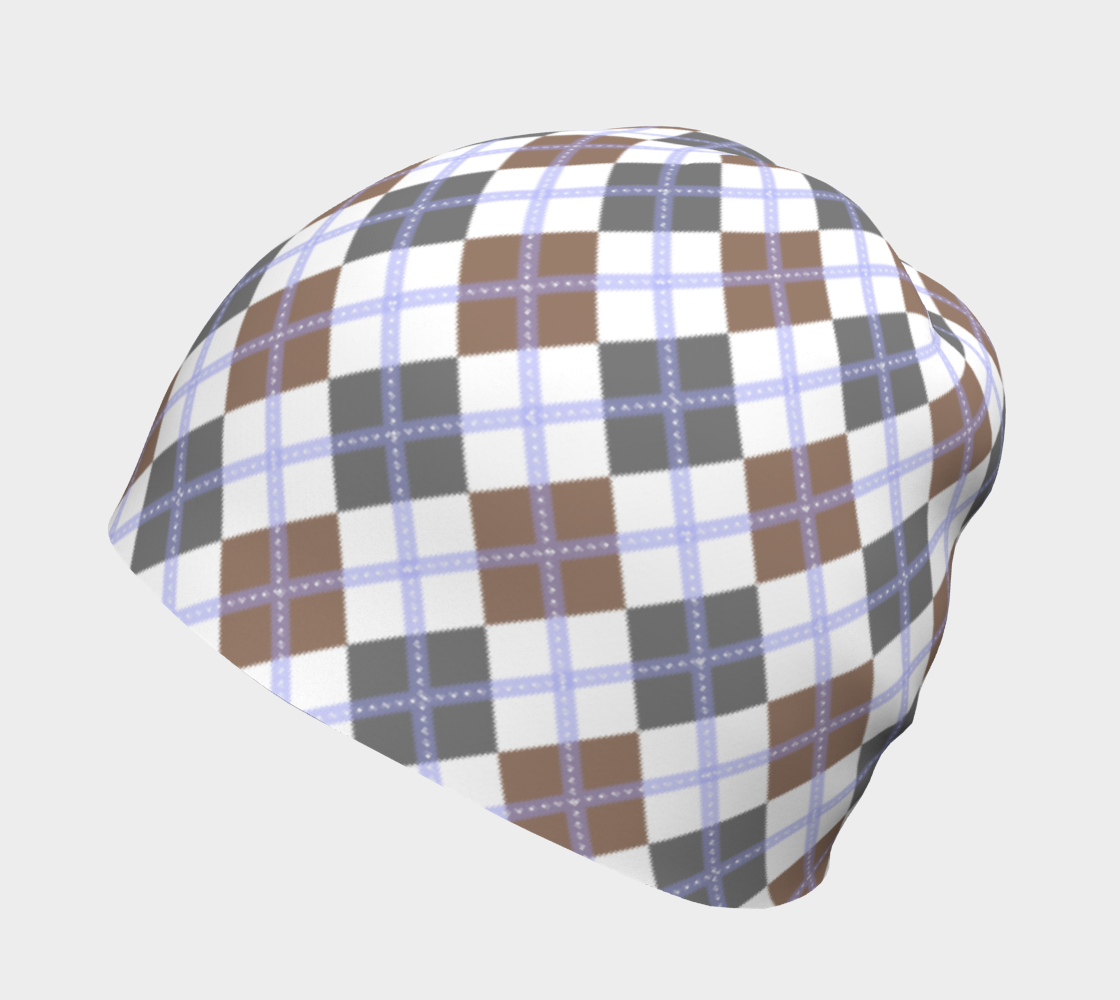 Gender Apathetic Argyle Beanie