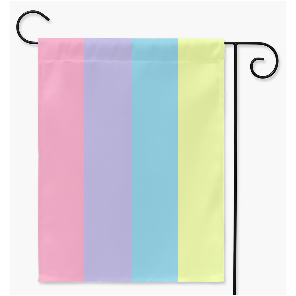 Kingender - V1 (No Symbol) Pride Flags  | Single Or Double-Sided | 2 Sizes | Gender Identity and Presentation