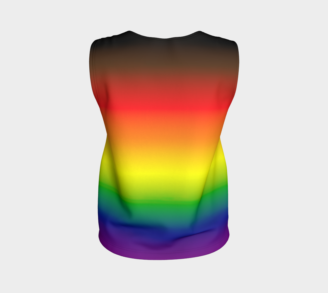 Philly Rainbow Gradient Loose Tank (Long)