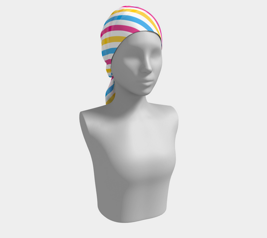 Pansexual Barber Striped Long Scarf