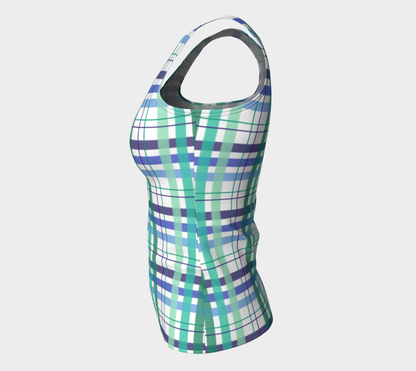 Gay Man (formerly Vincian - V2) Plaid Fitted Tank