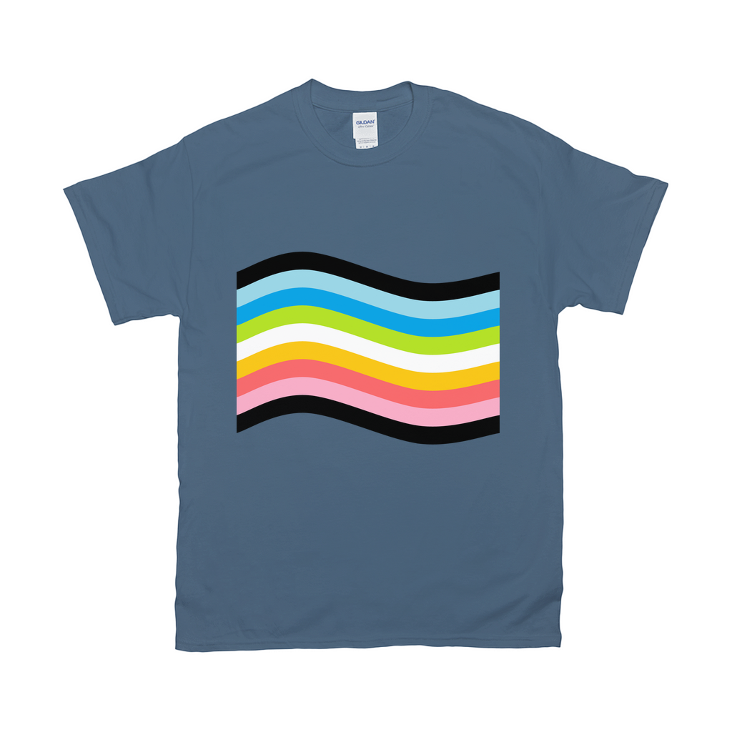 Orientation Pride Flag Relaxed Fit Tshirt - DARK | Choose Your Flag