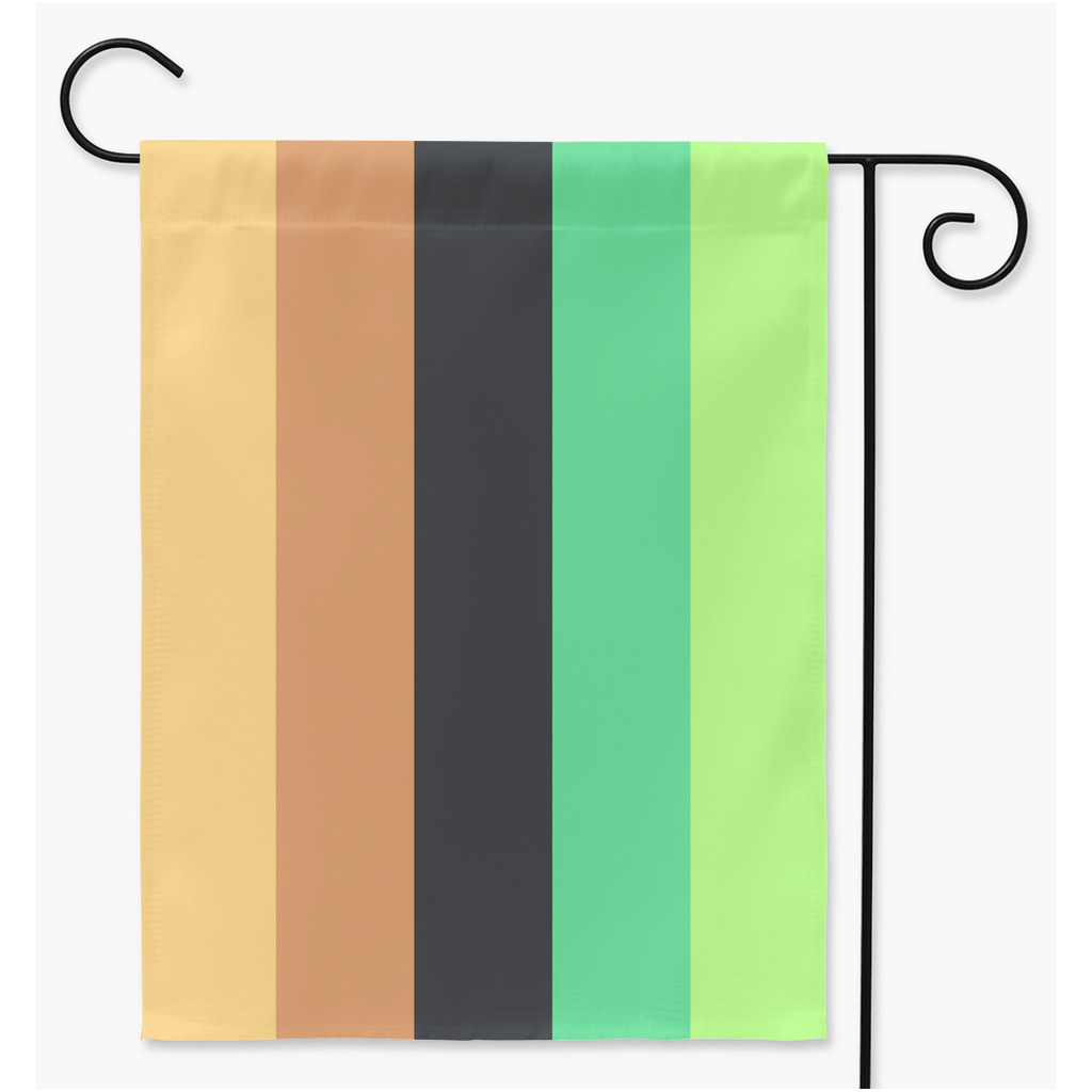 Drapeaux de cour et de jardin Omniflux | Simple ou double face | 2 tailles | Orientations romantiques et sexuelles