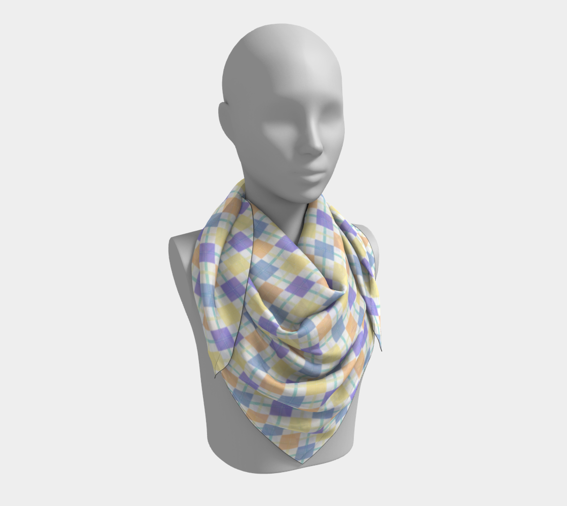 Genderfaun Argyle  Square Scarf