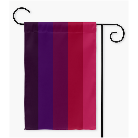 Incubian Yard and Garden Flags  | Single Or Double-Sided | 2 Sizes | Gender Identity and Expression