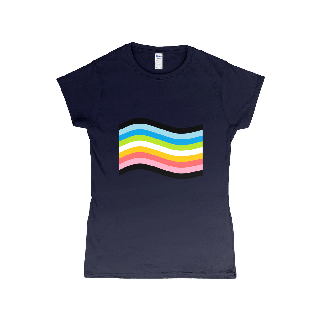 Orientation Pride Flag Fitted Tshirt | Choose Your Flag | Gildan