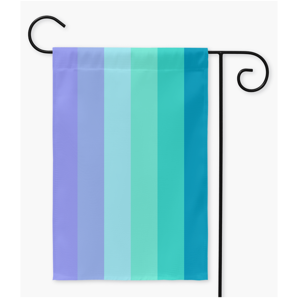 Drapeaux de cour et de jardin Neptunic | Simple ou double face | 2 tailles | Orientations romantiques et sexuelles