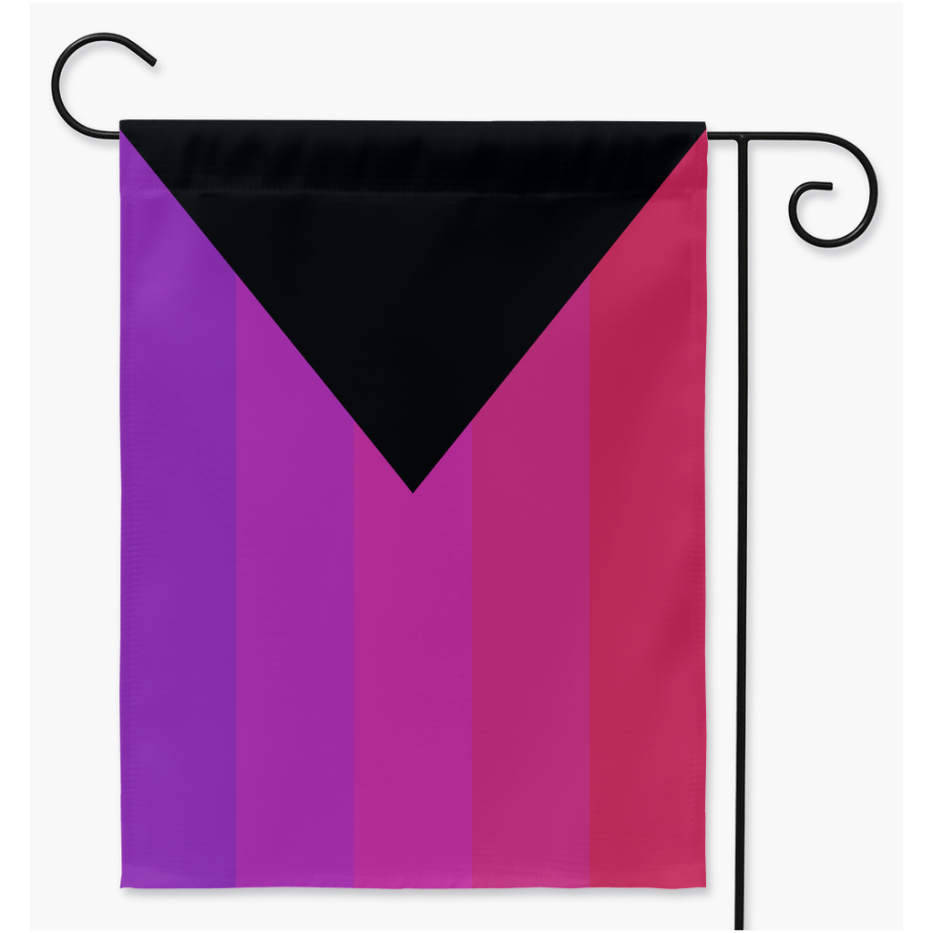 DemiAceflux - V1 Yard and Garden Flags | Single Or Double-Sided | 2 Sizes | Aro Ace Spec