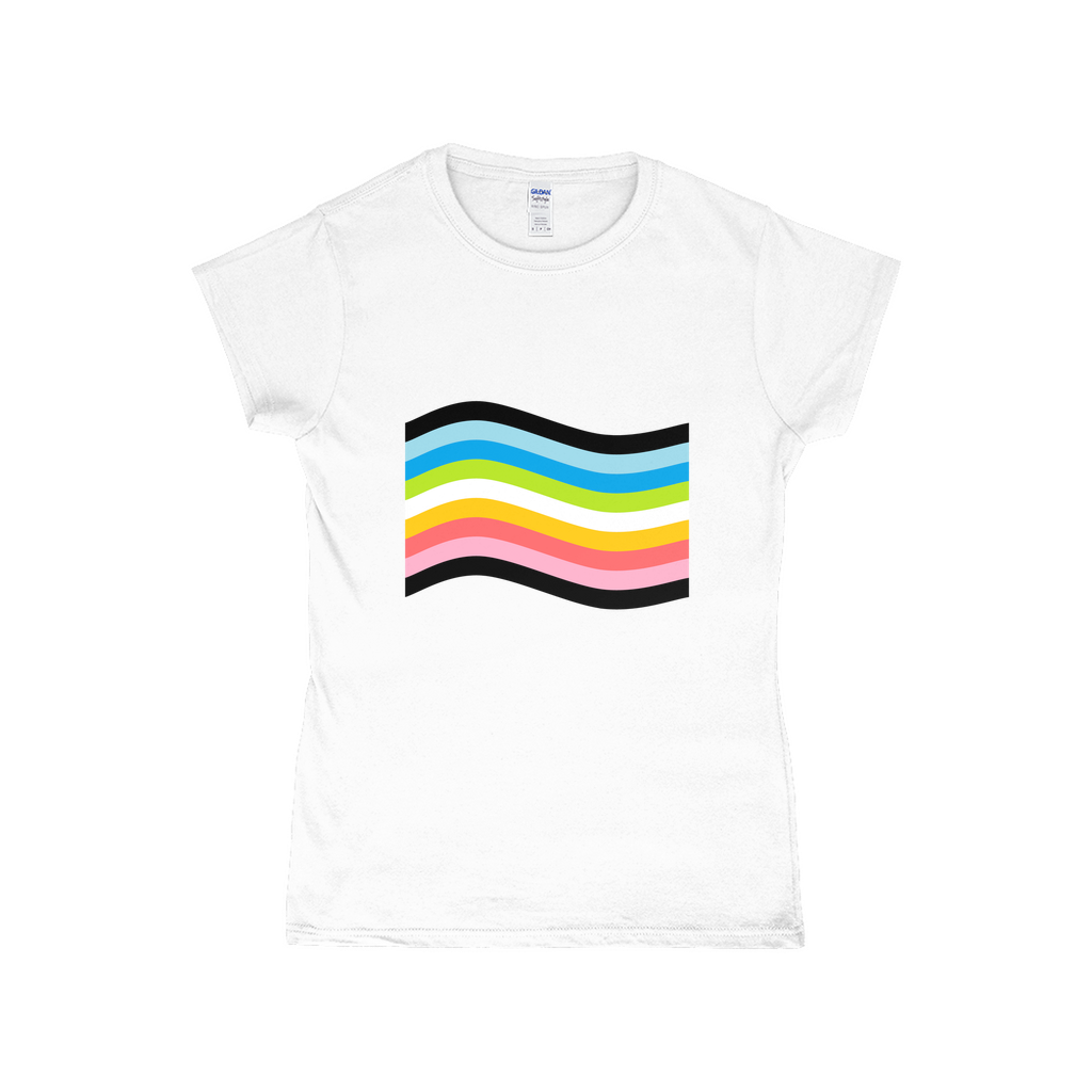 Orientation Pride Flag Fitted Tshirt | Choose Your Flag | Gildan