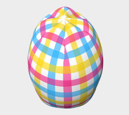 Pansexual Gingham Beanie