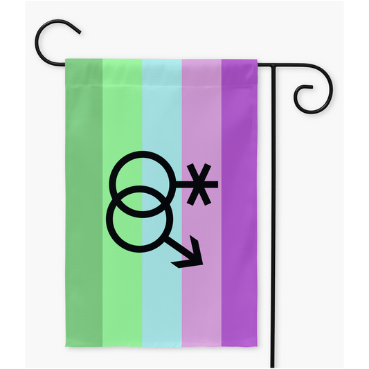 Toric Yard and Garden Flags | Single Or Double-Sided | 2 Sizes | Romantic and Sexual Orientations