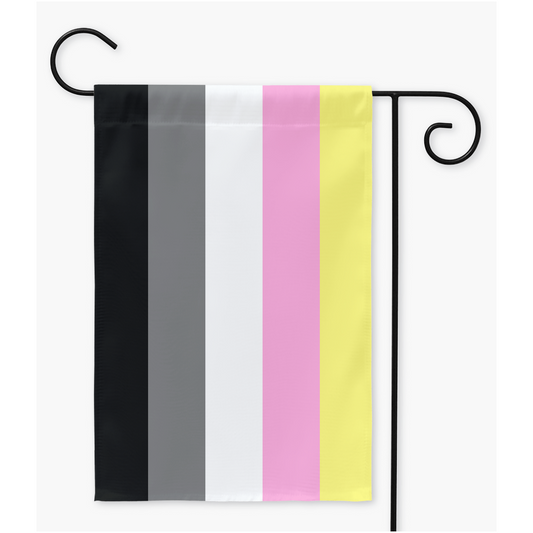 Queerplatonic - V2 Pride Yard and Garden Flags  | Single Or Double-Sided | 2 Sizes | Aromantic and Asexual Spectrum