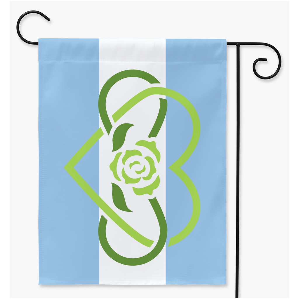 Polyamory - V3 - Achillean Yard and Garden Flags | Single Or Double-Sided | 2 Sizes
