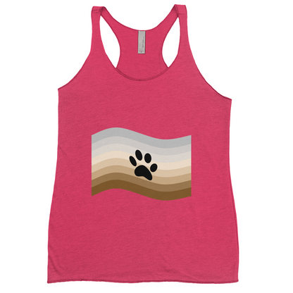 Furry Pride Flag Fitted Racerback Tank Tops | Choose Your Flag