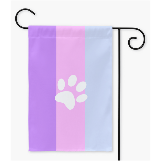 Furry - Banderas de patio del orgullo V1 | Una o dos caras | 2 tamaños