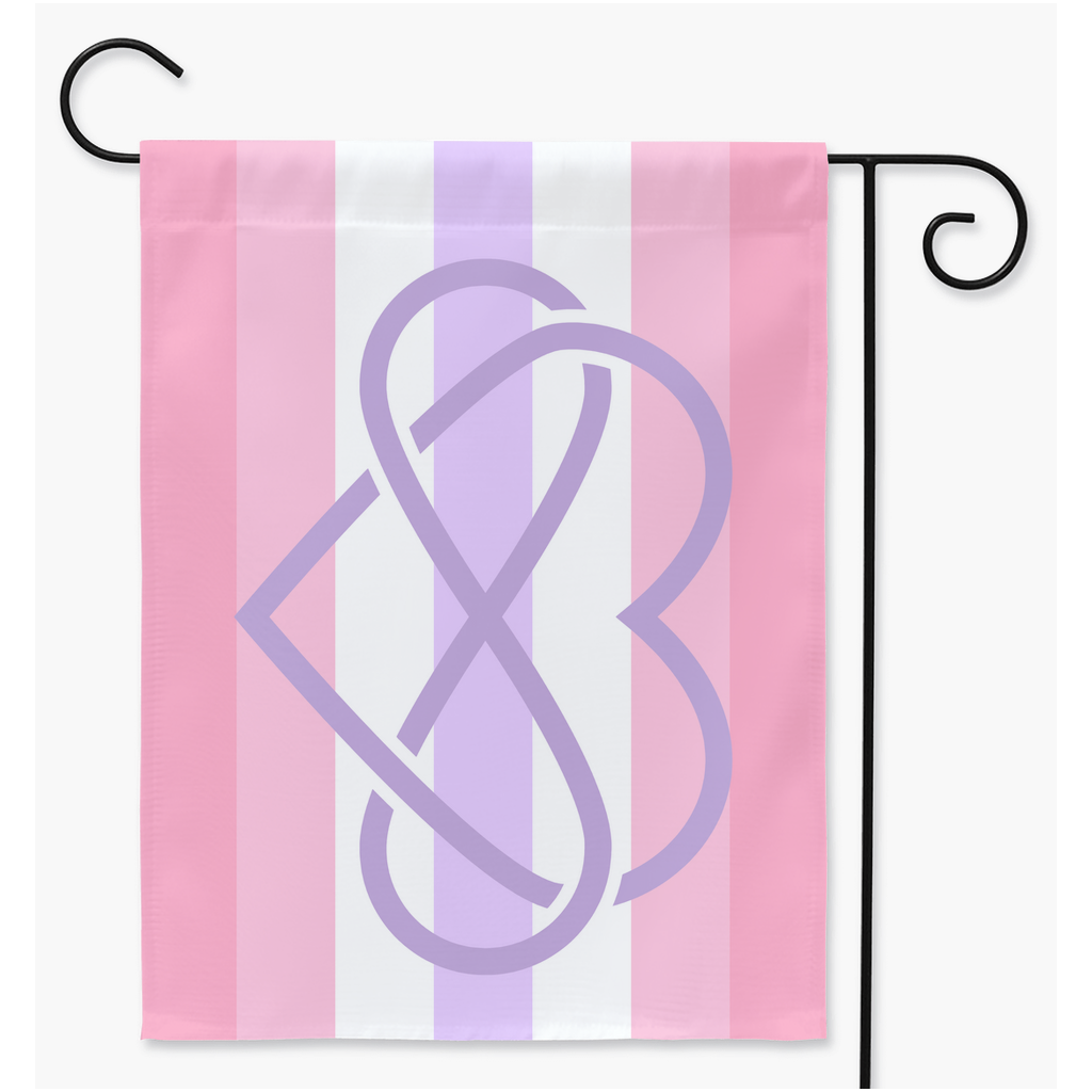 Polyamory - V3 - Pomosexual  Yard and Garden Flags | Single Or Double-Sided | 2 Sizes