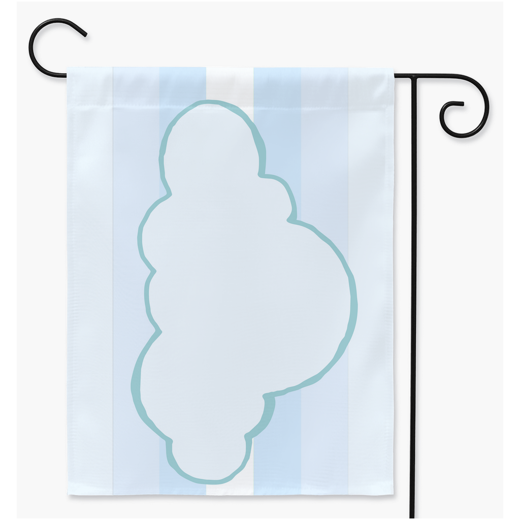Cloudgender Pride Yard and Garden Flags | Single Or Double-Sided | 2 Sizes | Gender Identity and Expression