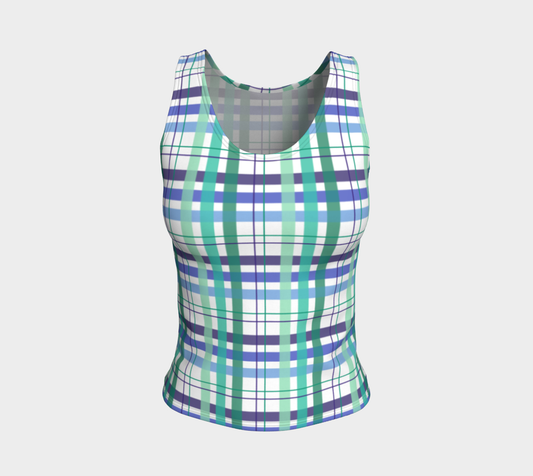 Gay Man (formerly Vincian - V2) Plaid Fitted Tank
