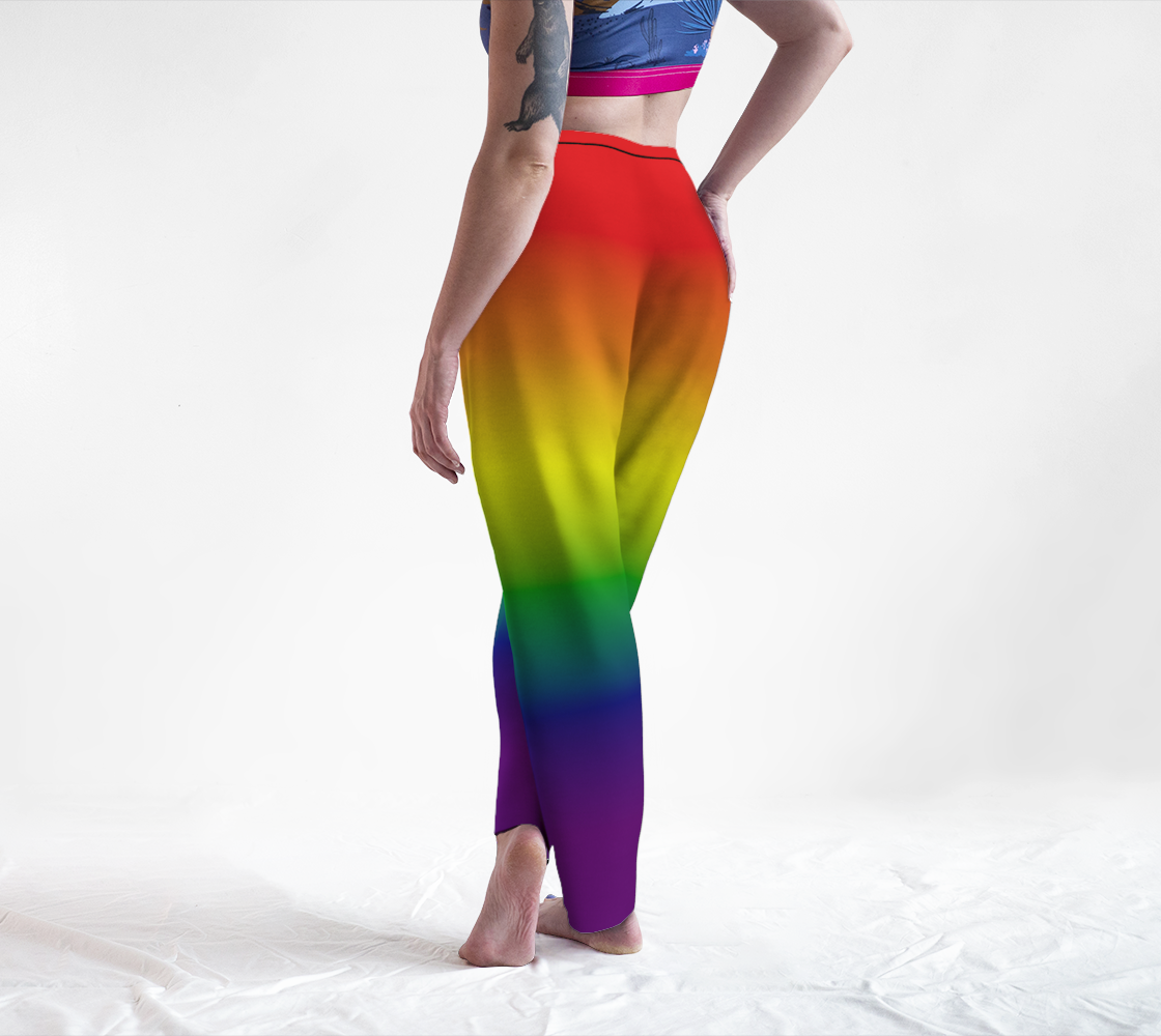 Pantalon de survêtement dégradé arc-en-ciel