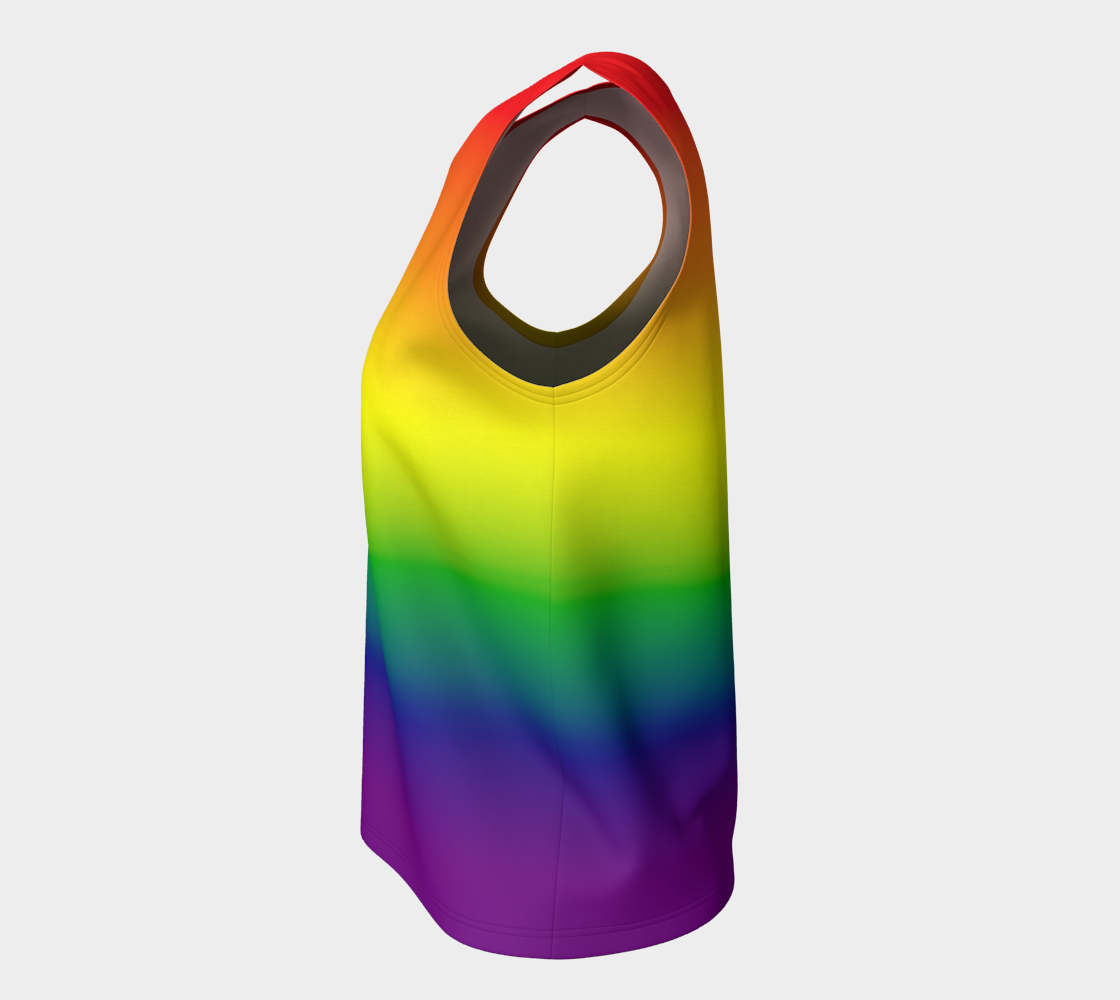 Rainbow Gradient Loose Tank