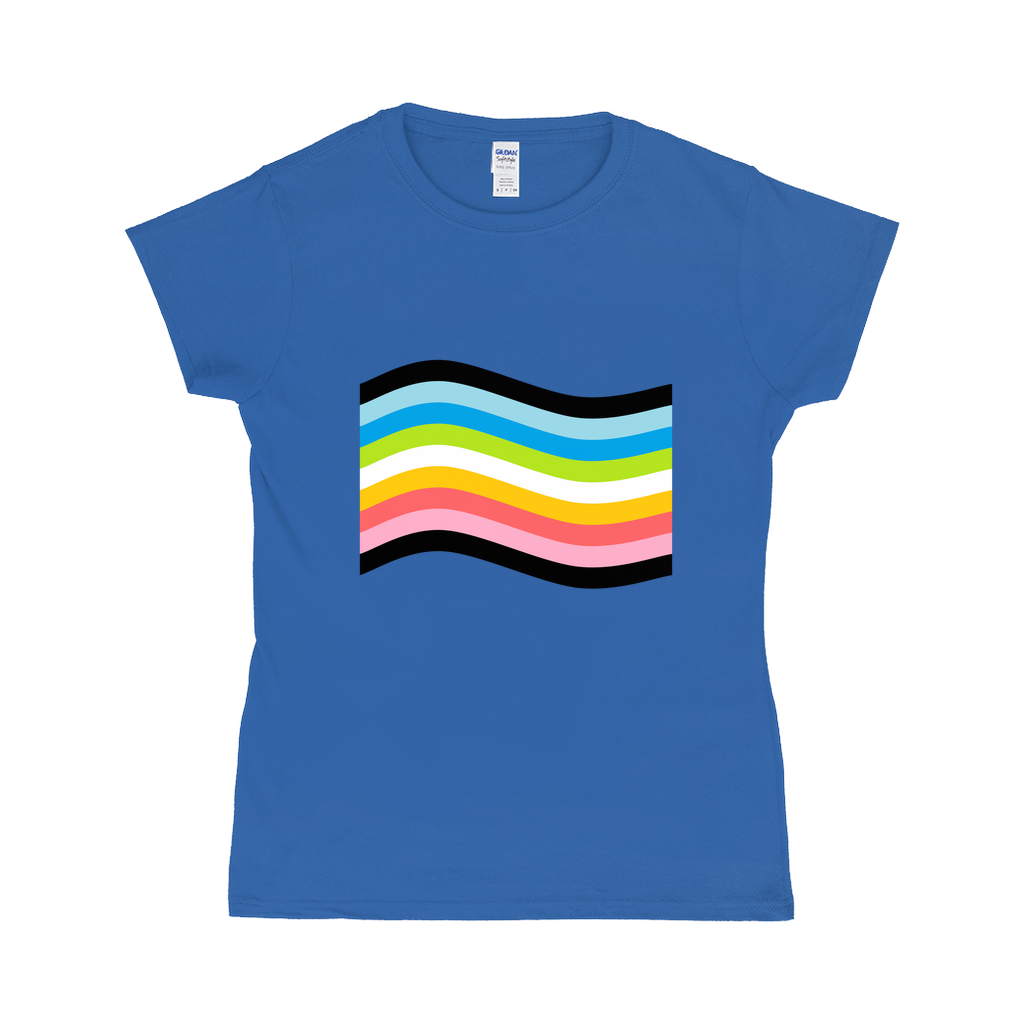 Orientation Pride Flag Fitted Tshirt | Choose Your Flag | Gildan