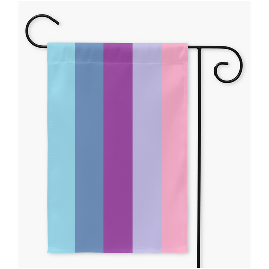Omnigender Pride Yard and Garden Flags | Single Or Double-Sided | 2 Sizes | Gender Identity and Expression