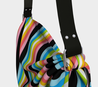 Queer Pride Striped Origami Tote