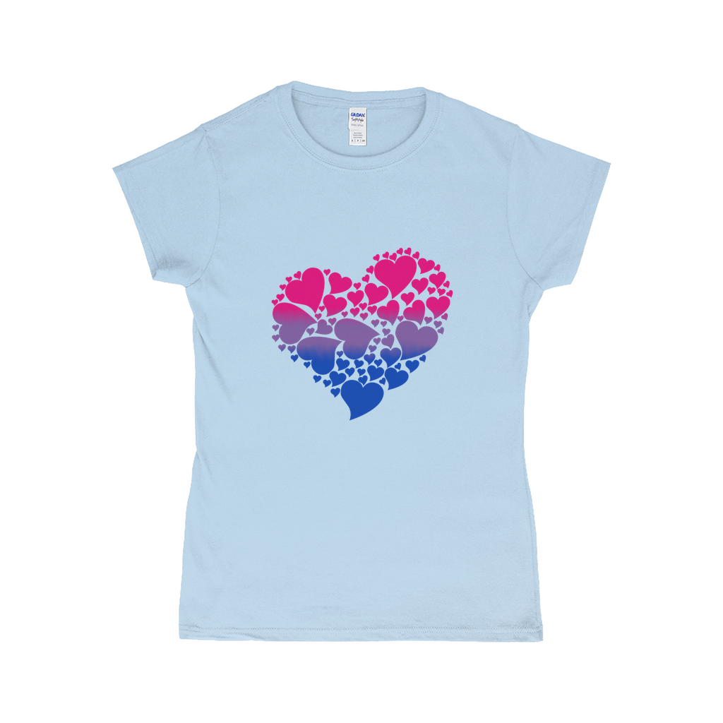 Heart of Hearts Fitted Tshirt | Choose Your Colourway | Gildan