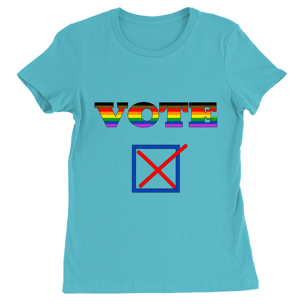 Vote Fitted T-Shirts | Choose Your Colourway | Bella + Canvas
