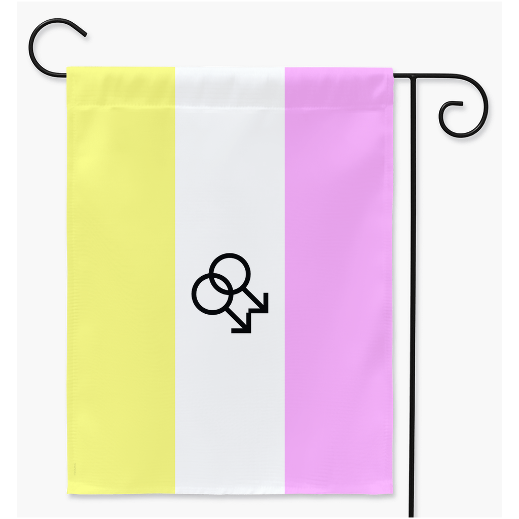 Banderas de jardín y patio Twink | Una o dos caras | 2 tamaños | Identidad y expresión de género