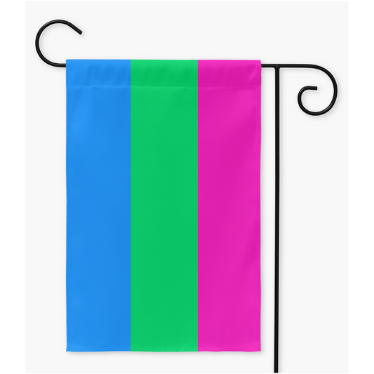 Polysexual - V1 Yard and Garden Flags | Single Or Double-Sided | 2 Sizes | Romantic and Sexual Orientations