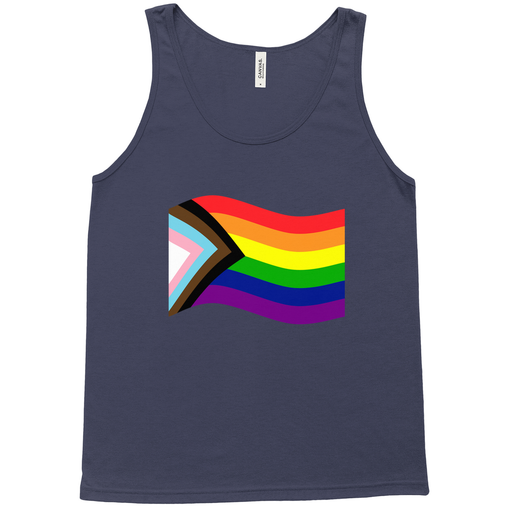 Rainbow Pride Flag Relaxed Fit Tank Tops | Choose Your Flag | Bella + Canvas