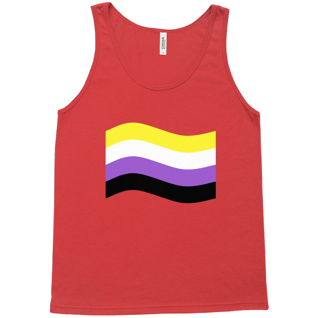 Gender Pride Flag Relaxed Fit Tank Tops | Choose Your Flag | Bella + Canvas