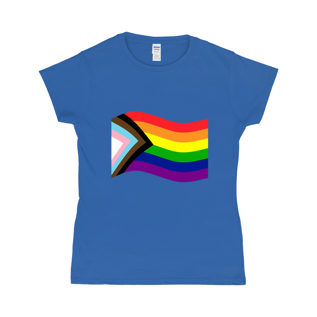 Rainbow Pride Flag Fitted Tshirt | Choose Your Flag | Gildan