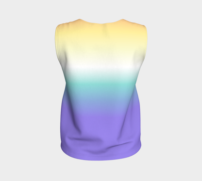 Genderfaun Gradient Loose Tank (Long)