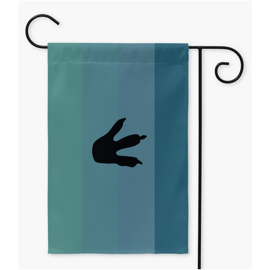 Banderas de jardín Scaly Pride - V1 | Una o dos caras | 2 tamaños | Aviares/Plumas, Cetáceos, Furries, Scalies