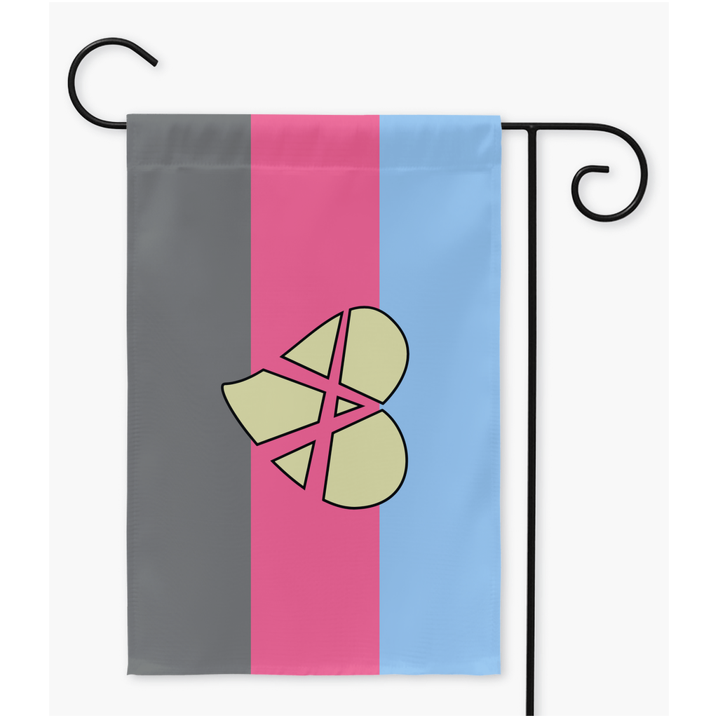 Relationship Anarchy - V1 Yard and GardenFlags | Single Or Double-Sided | 2 Sizes | Polyamory and ENM