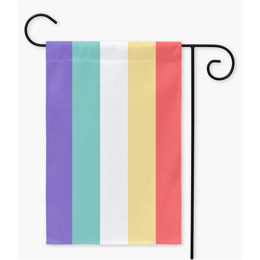 Sapphic - Banderas de jardín y patio V2 | Una o dos caras | 2 tamaños