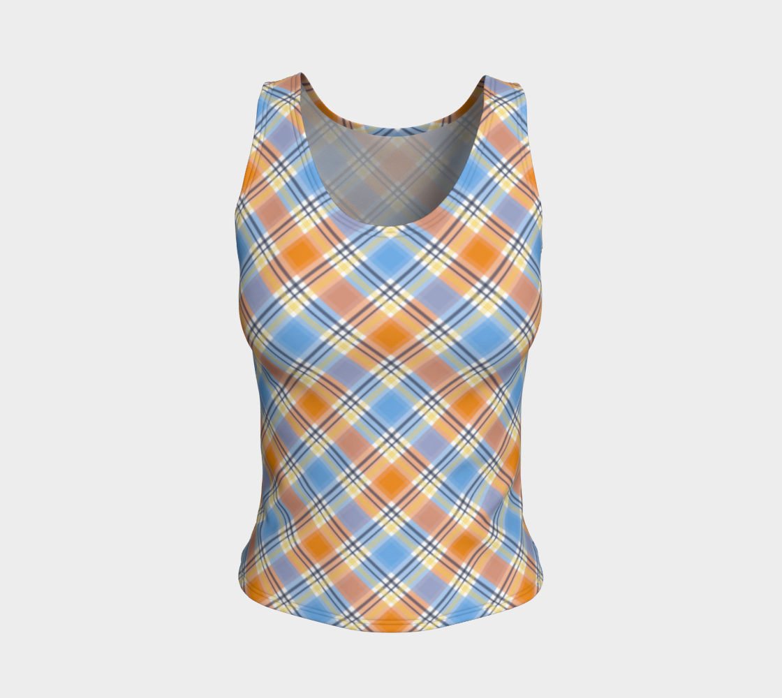 Pride Plaid/Argyle Fitted Tank | Regular Length | Choose Your Colourway