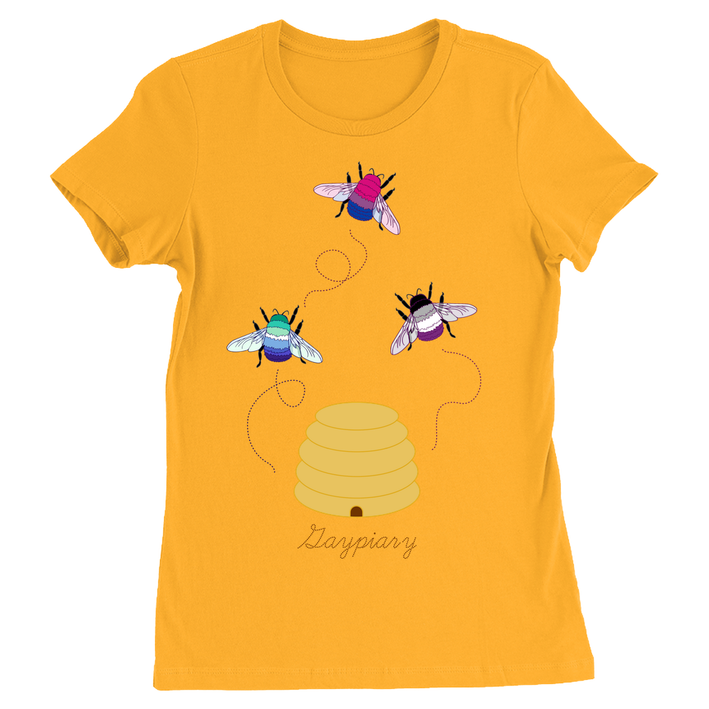 3 Bumblebees - Gaypiary DARK Fitted Tshirt | Bella + Canvas Apparel ninjaferretart