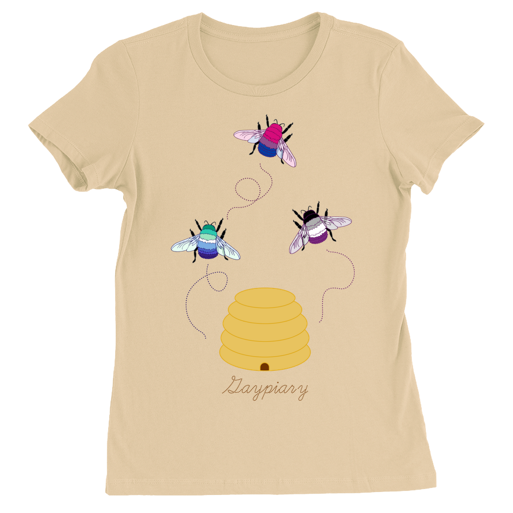 3 Bumblebees - Gaypiary DARK Fitted Tshirt | Bella + Canvas Apparel ninjaferretart