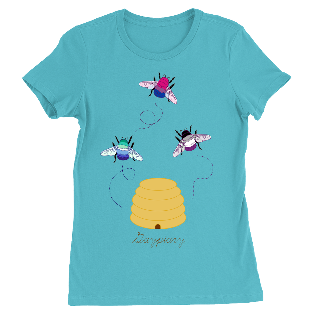 3 Bumblebees - Gaypiary DARK Fitted Tshirt | Bella + Canvas Apparel ninjaferretart