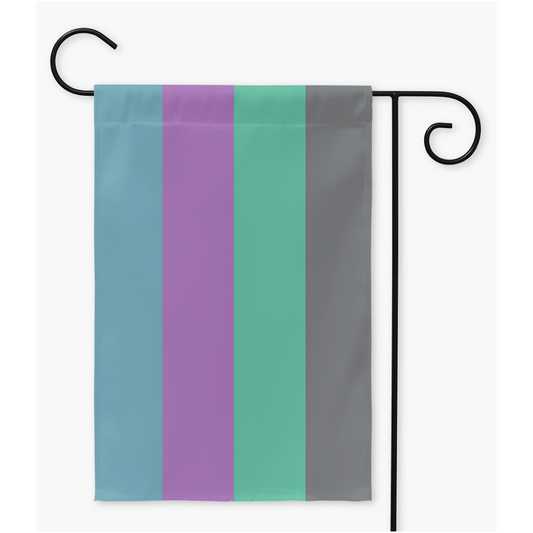 Enigmasexual Pride Yard et drapeaux de jardin | Simple ou double face | 2 tailles | Spectre Aro Ace