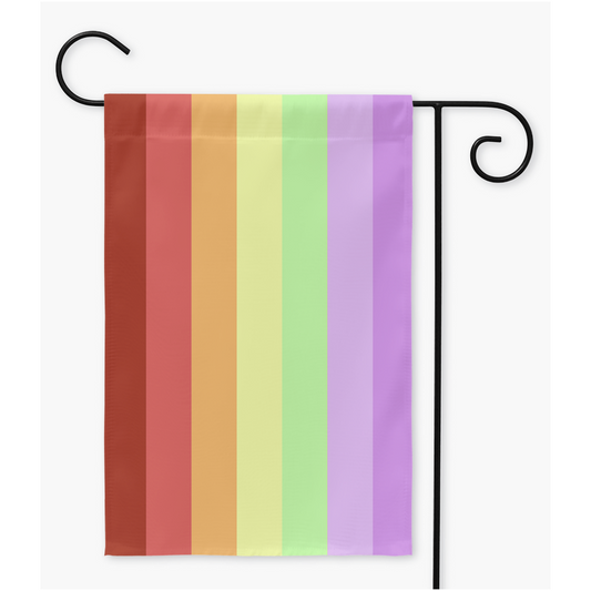 Él/Él Banderas del Orgullo Lésbico | Una o dos caras | 2 tamaños | Identidad de Género y Presentación
