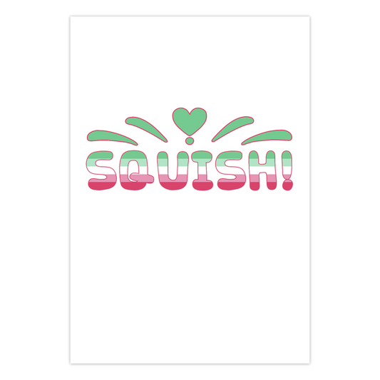 Squish! Greeting Cards | Stationary | Aro Ace Spectrum