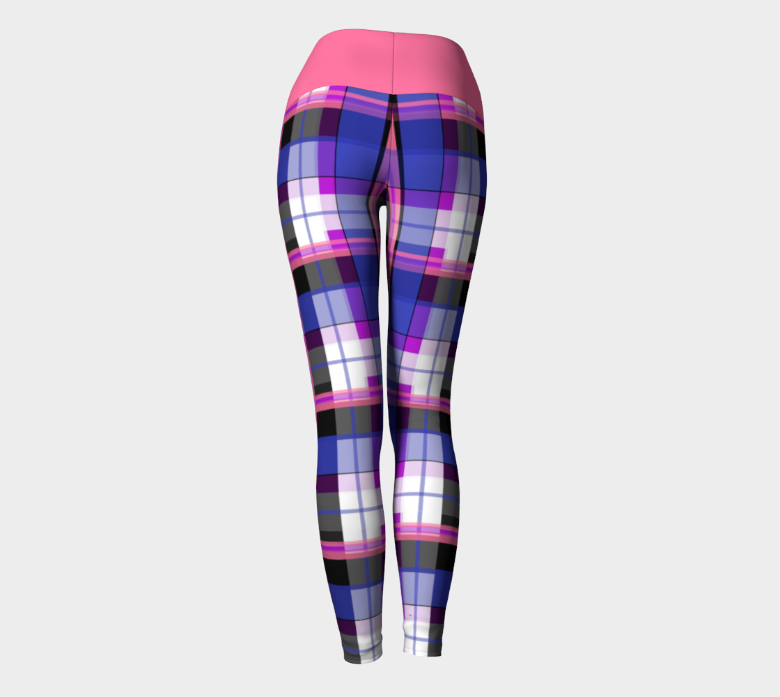 Genderfluid Plaid Yoga Leggings